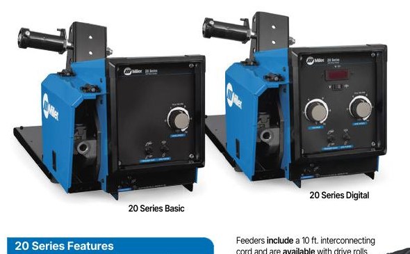 Miller 20 Series Bench Feeders